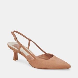 ODELA HEELS TOFFEE SUEDE - DOLCE VITA